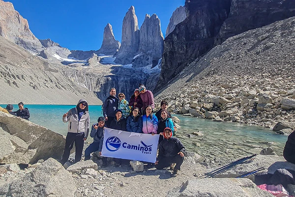 Base Torres from Puerto Natales